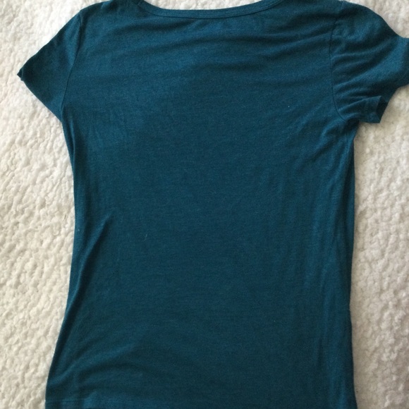 American eagle turquoise and teal tee shirt - Picture 3 of 4